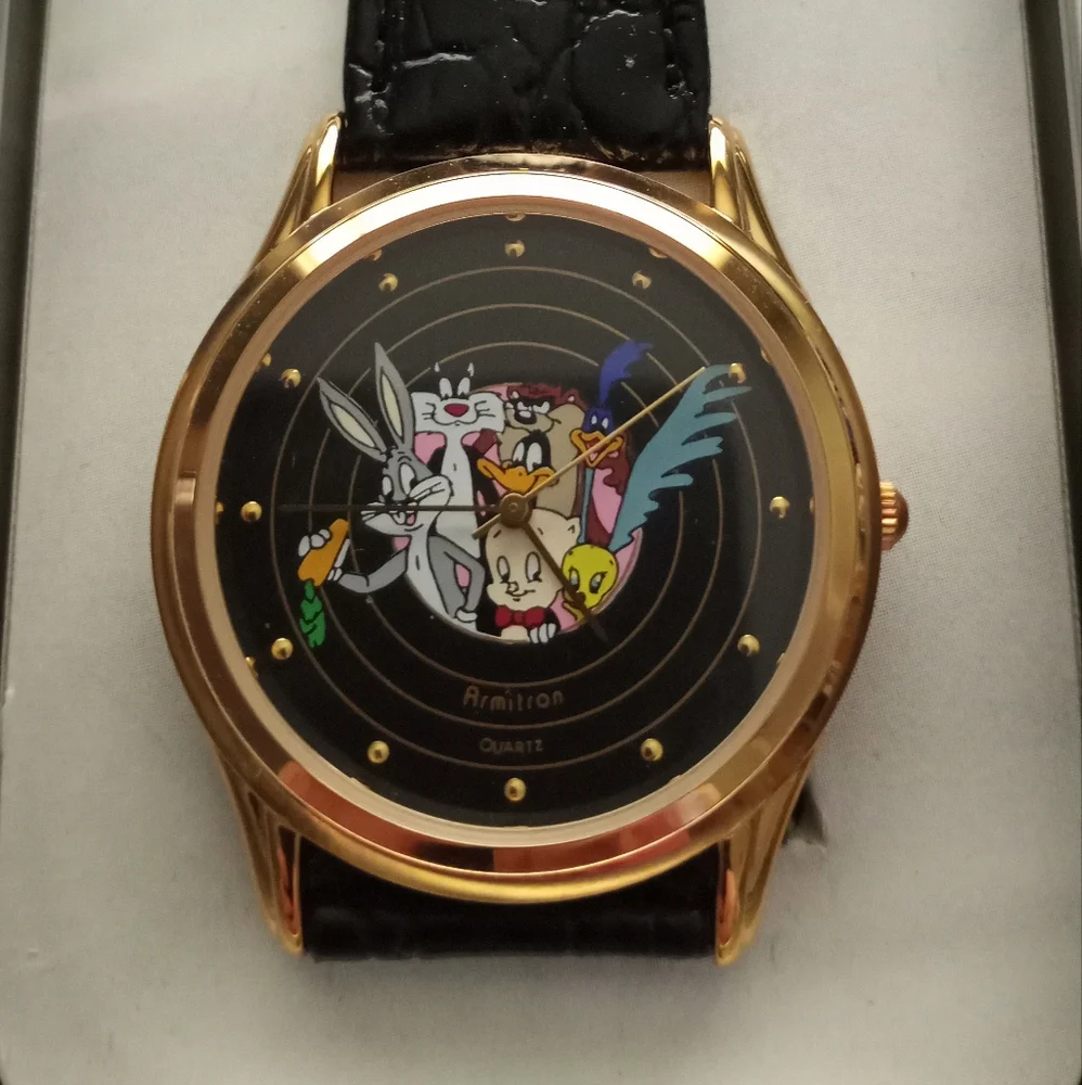 Looney Tunes Watch Armitron Collectibles Warner Bros. 1992 Bugs Bunny & Friends
